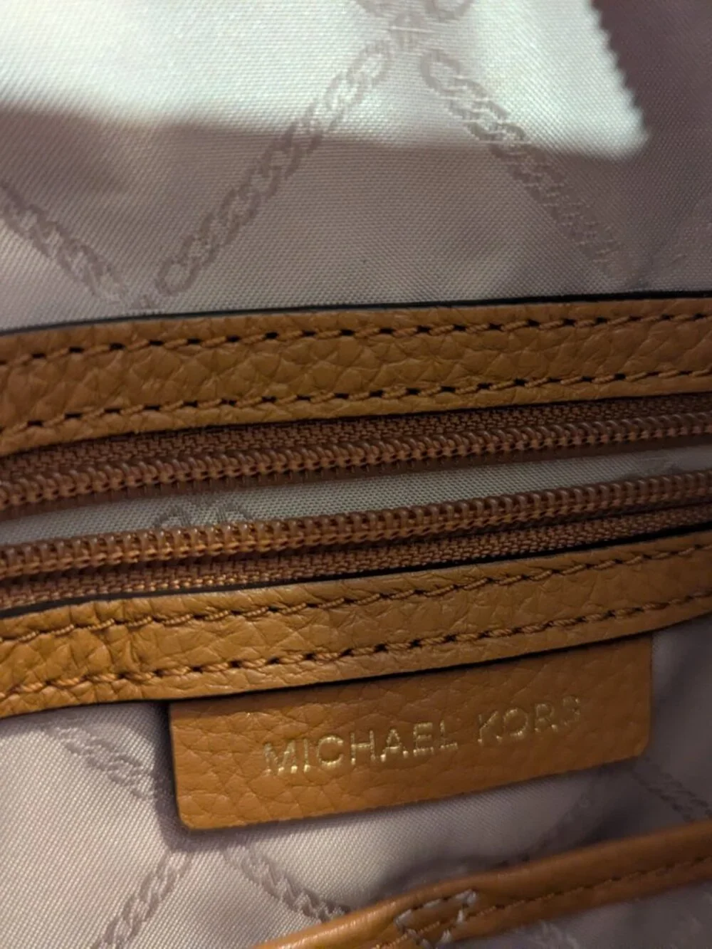 Michael Kors Signature Logo Hobo Shoulder Bag